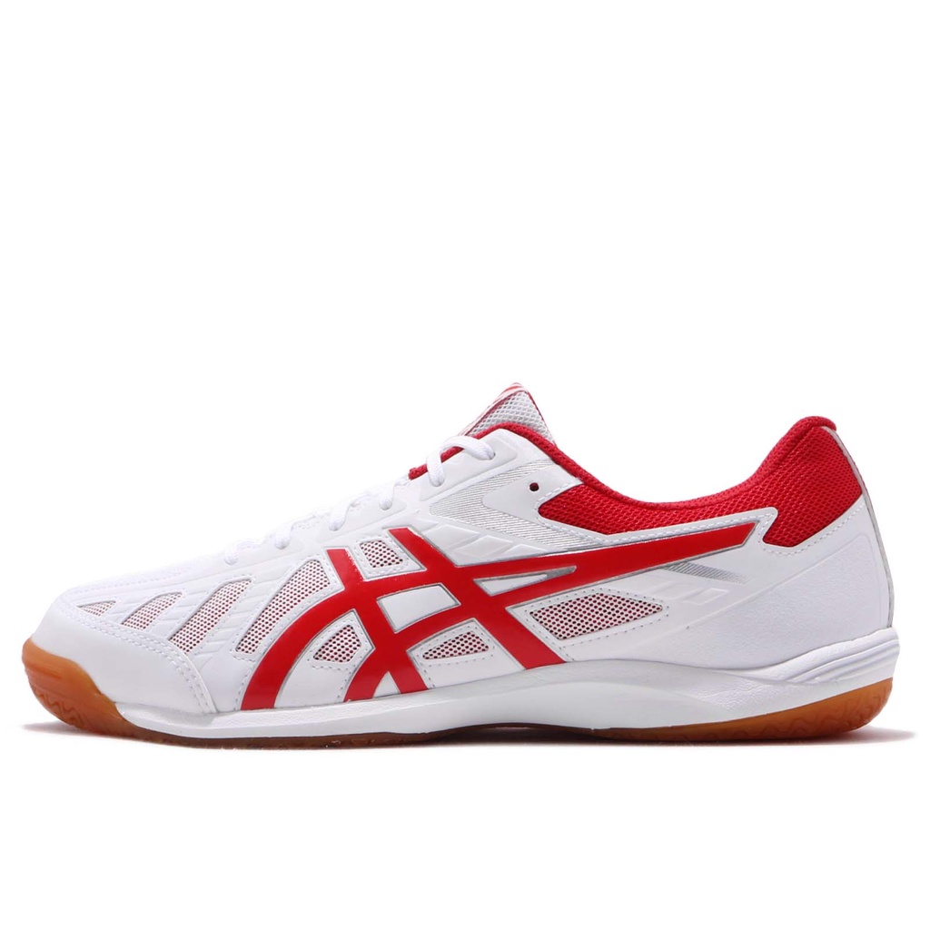 Asics 桌球鞋 Attack Hyperbeat SP  白 紅 男鞋 1073A004-101 亞瑟士 【ACS】