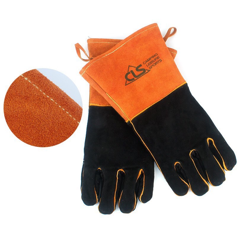 SELPA CLS 防燙加厚牛皮隔熱手套 02079 防熱荷蘭鍋烤箱野營防護手套