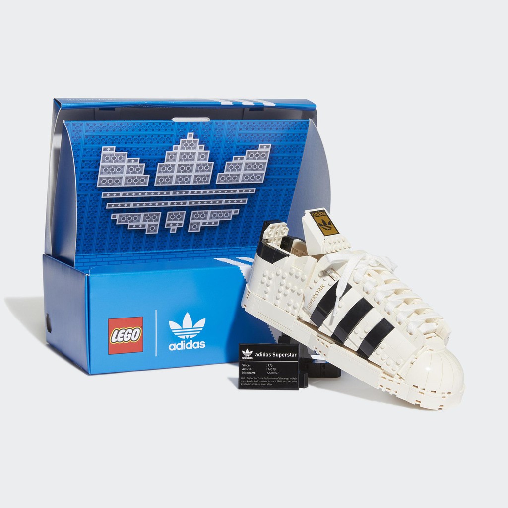 現貨-Lego x Adidas愛迪達10282 樂高 積木 球鞋 貝殼頭 superstar  FZ8497 台灣貨