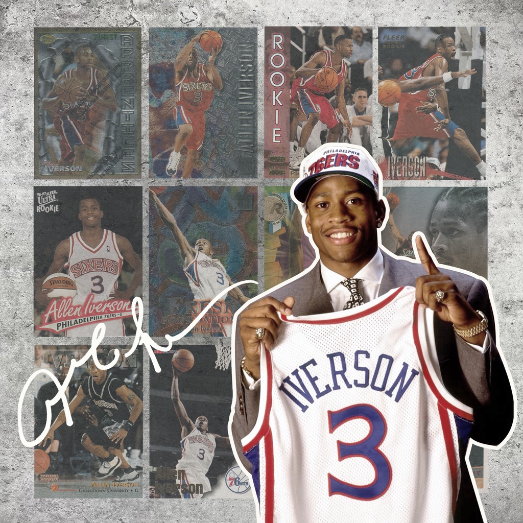 10/31更新 NBA 球員卡 ALLEN IVERSON 艾佛森 戰神 AI 絕版 老卡 RC METAL TOPPS