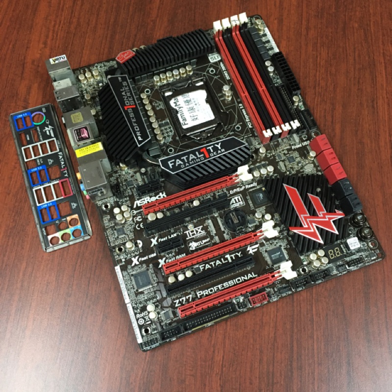 ASROCK Fatal1ty Z77 Professional 有擋板（故障品