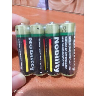 【台灣現貨免運】🔥台灣現貨24H出貨🔥NOBILITY 綠能 碳鋅電池 3號電池 碳鋅電池 乾電池 AAA 3