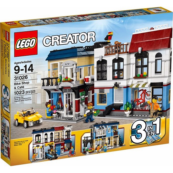 『 LEGO MANIA 』樂高 LEGO 創意系列 31026 單車店與咖啡廳 Bike Shop and Cafe