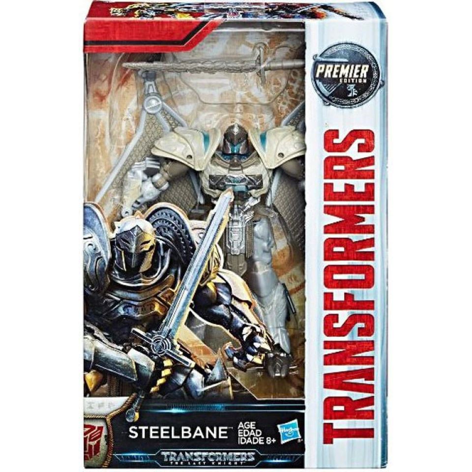 2 Kids<孩之寶>NG盒損 變形金剛電影5最終騎士 豪華組人物 D級 鋼武鐵騎 鋼骨 STEELBANE 原價799