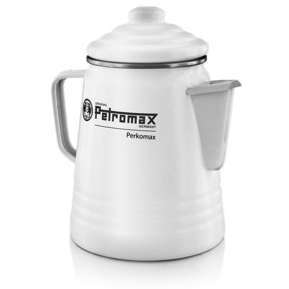 Petromax 黑白兩色 PERKOMAX 琺瑯瓷咖啡壺 9杯份 耐酸熱 露營 野餐 下午茶 per-9 綠野山房