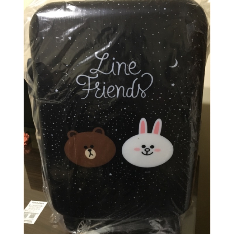 全新LINE FRIENDS 熊大兔兔星空版行李箱 登機箱20吋