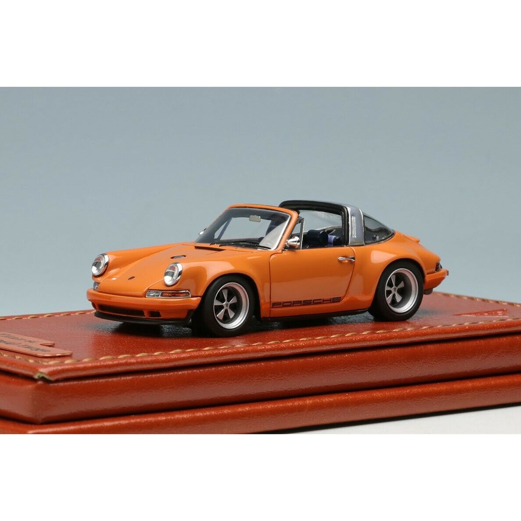 【名車館】Make UP Porsche Singer 911 (964) Targa Orange 1/64