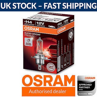 《晶站》歐司朗 OSRAM 機車 H4 大燈 100/90W 清光 (H4) 抗UV HS1 原廠燈泡 汽/機車大燈