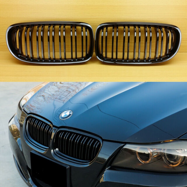 BMW 寶馬 E90 E91 LCI 320i 323i M3 M款 小改款 專用 消黑 亮黑 雙線 雙槓 水箱罩 鼻頭
