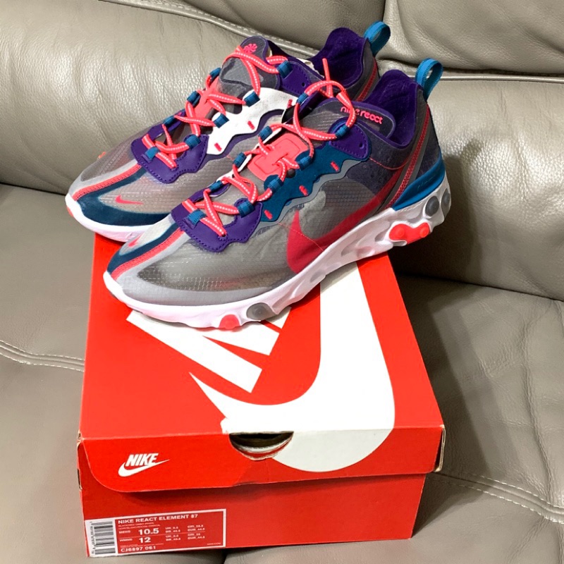 CJ6897-061 AQ1090-200 nike react element 87 us 10.5 28.5