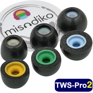 misodiko TWS-Pro2 記憶海綿耳塞 適用 Beats Studio Buds 真無線耳機專用