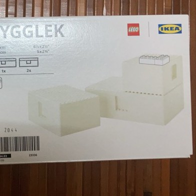 LEGO X IKEA 聯名收納盒 BYGGLEK 三件組  可刷卡