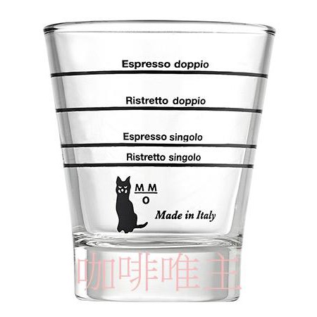 【泉嘉】MOTTA 玻璃量杯 義大利進口製作 刻度量杯/玻璃量杯/義式咖啡機/濃縮咖啡/玻璃盎司杯/半自動咖啡機可用