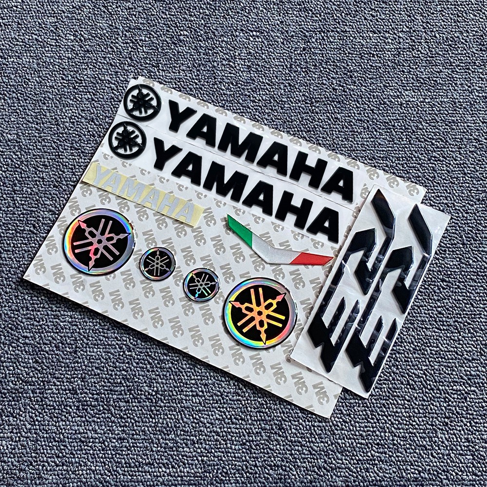 山葉 X3d 徽標雅馬哈徽標 R3 Yamaha YZF-R3 Boday 貼紙的 x3D 徽標側面板貼紙徽章