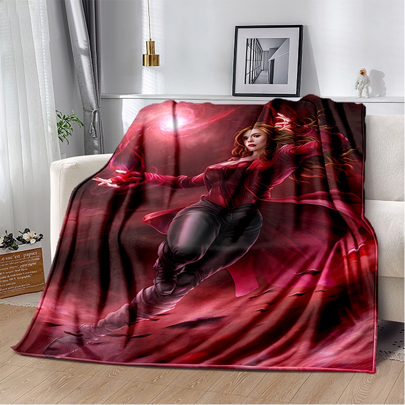七大罪和猩紅女巫毛毯兒童和成人沙發旅行家用床毯,定制毛毯