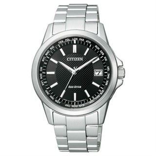 CITIZEN 星辰錶 CB1090-59E 都會簡約光動能電波腕錶 /黑面 39mm