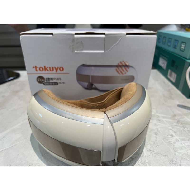 二手 tokuyo FUN 睛鬆 PLUS眼部按摩器 TS- 181W（含吸鼻器）