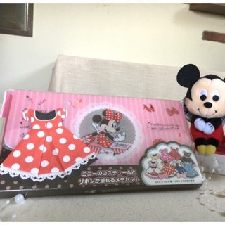 日玩意）東京迪士尼帶回 樂園限定 米妮衣服便條紙
