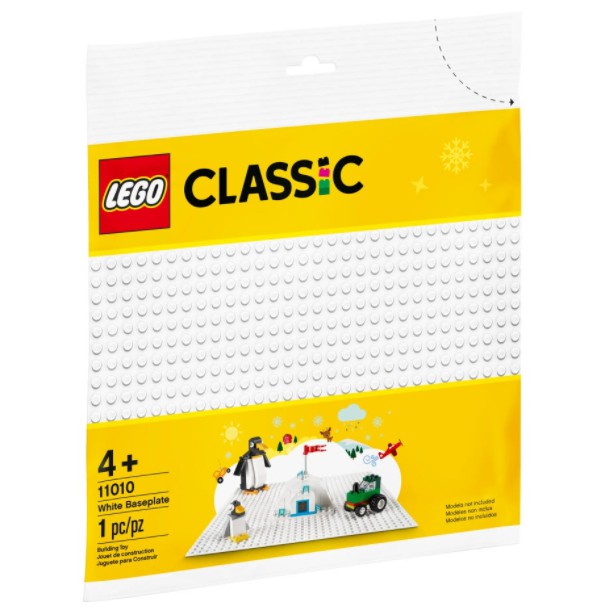 騎士🔱  LEGO 11010 32x32 白色底板 White Baseplate