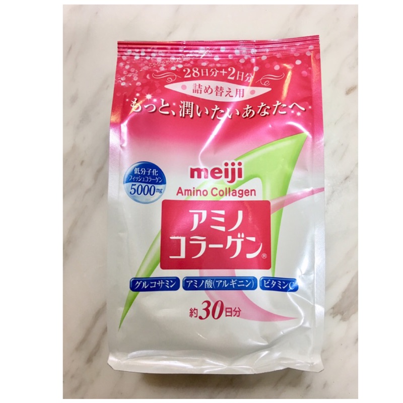 Miko 米可小舖～明治膠原蛋白粉《現貨 日本帶回》 明治Meiji 低分子膠原蛋白粉 補充包