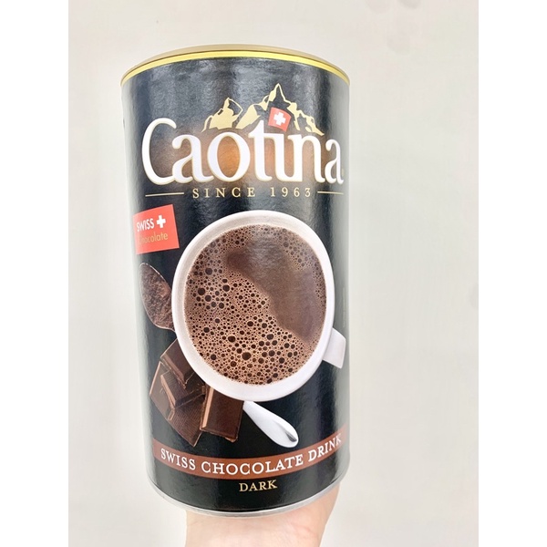 《臺隆哈囉購》現貨 可提娜Caotina頂級瑞士黑巧克力粉 巧克力粉 瑞士 沖泡