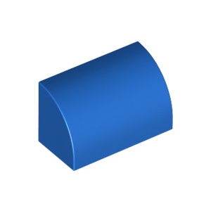 [樂磚庫] LEGO 37352 磚 特殊型 藍色 1x2 6290532