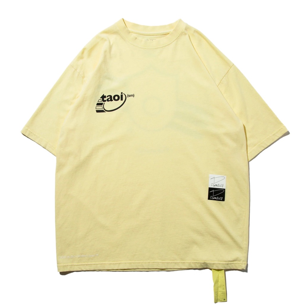 【Nexhype】DEMARCOLAB CYCLE TEE (L.YELLOW)