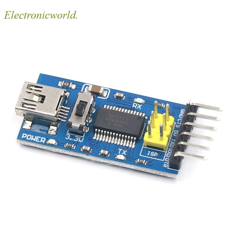 Ft232rl FT232 FTDI 3.3V 5.5V 串行轉換器適配器模塊迷你端口, 用於 Arduino Pro