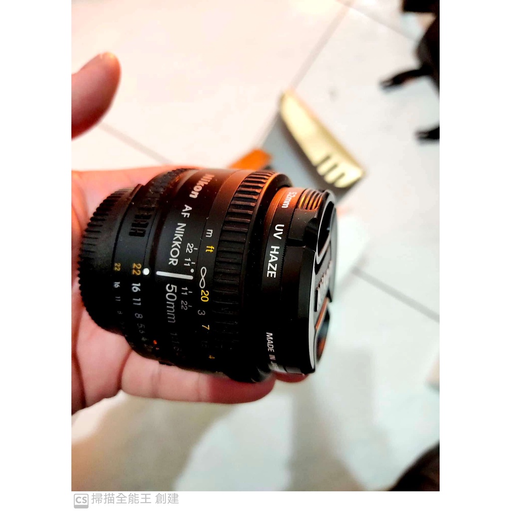 Nikon AF 50mm f1.8D Lens 微距鏡頭 近全新