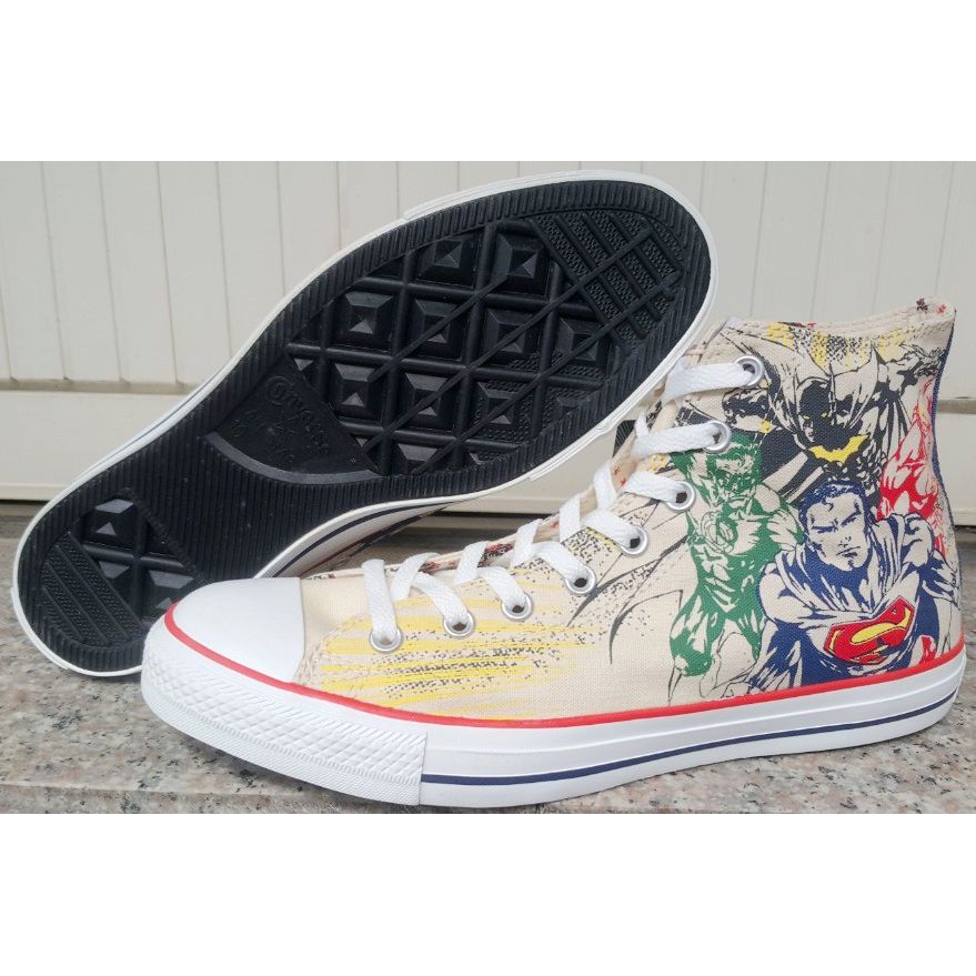 chuck taylor dc comics superman