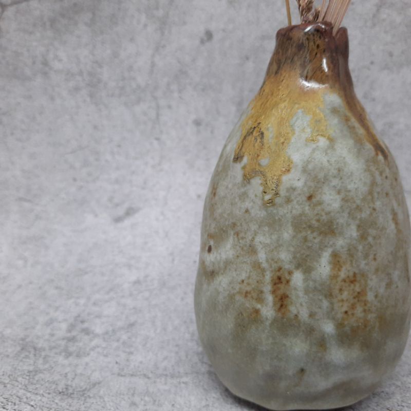 手捏陶花瓶花器陶器手作陶 蝦皮購物