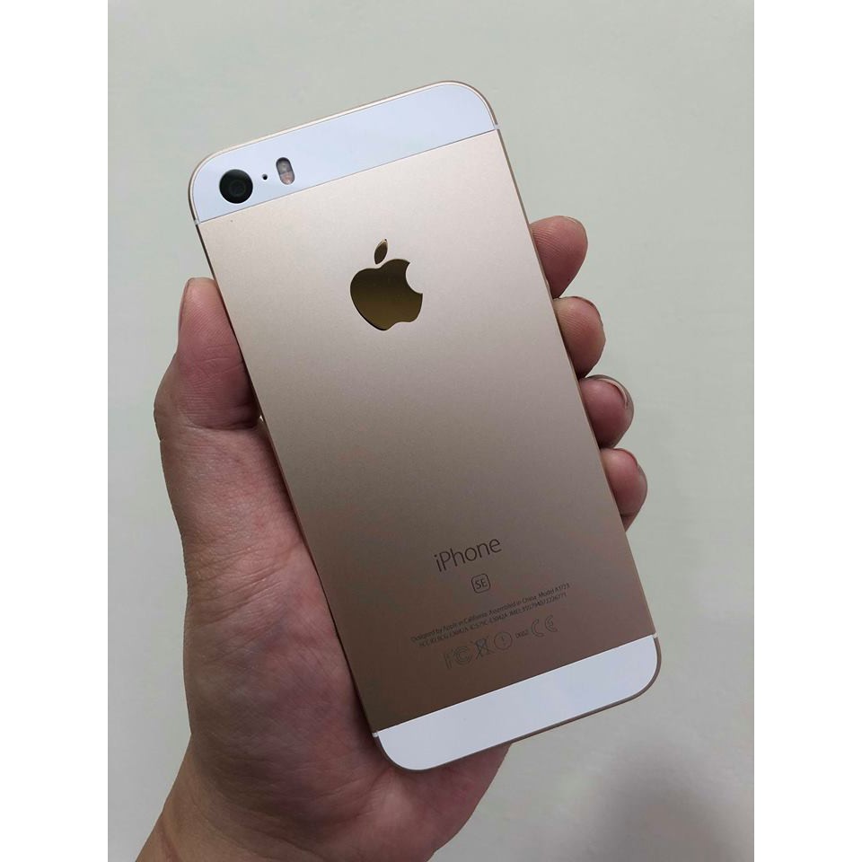iPhone SE 金色 16G 外觀漂亮無傷 功能正常 電池已換新（編號SE6771）