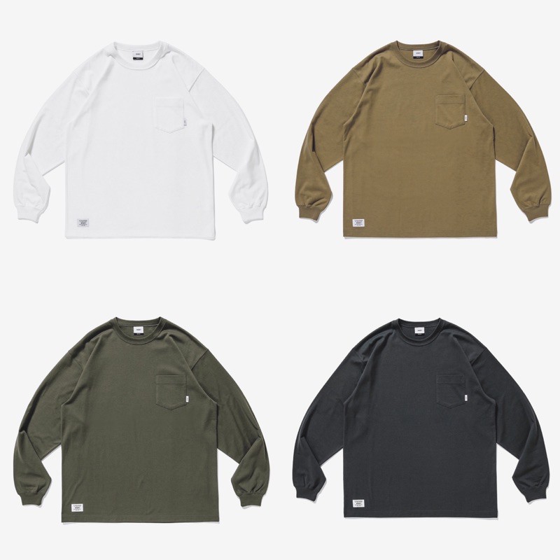 WTAPS 20AW BLANK / LS / COPO 長袖T恤 | 蝦皮購物