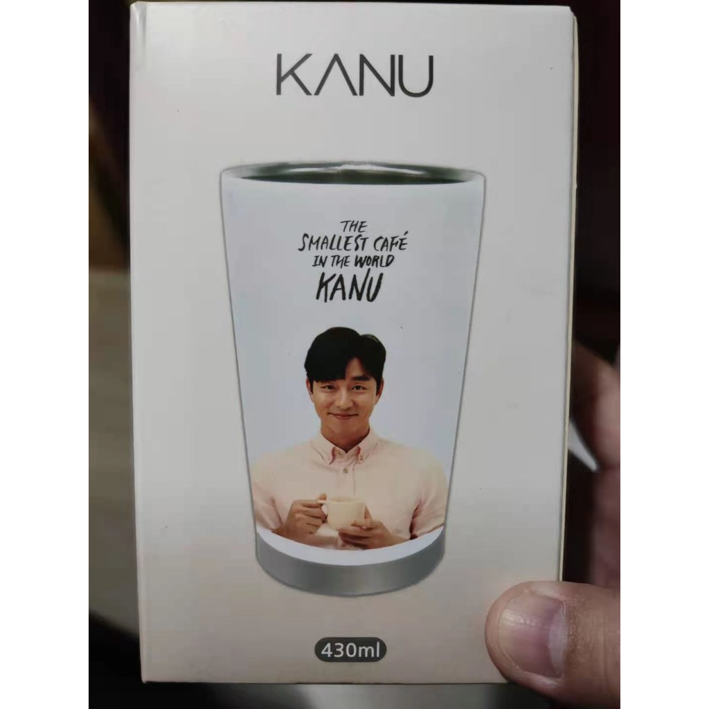 【現貨在台，只有兩個】全新 韓國 KANU 咖啡系列 不鏽鋼杯 孔劉 咖啡 代言 保溫杯 歐巴杯 隨行杯 430ml