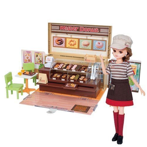 ◎球屋王國◎日本TAKARA TOMY-LICCA 莉卡娃娃~莉卡甜甜圈店禮盒組 (附莉卡娃娃)