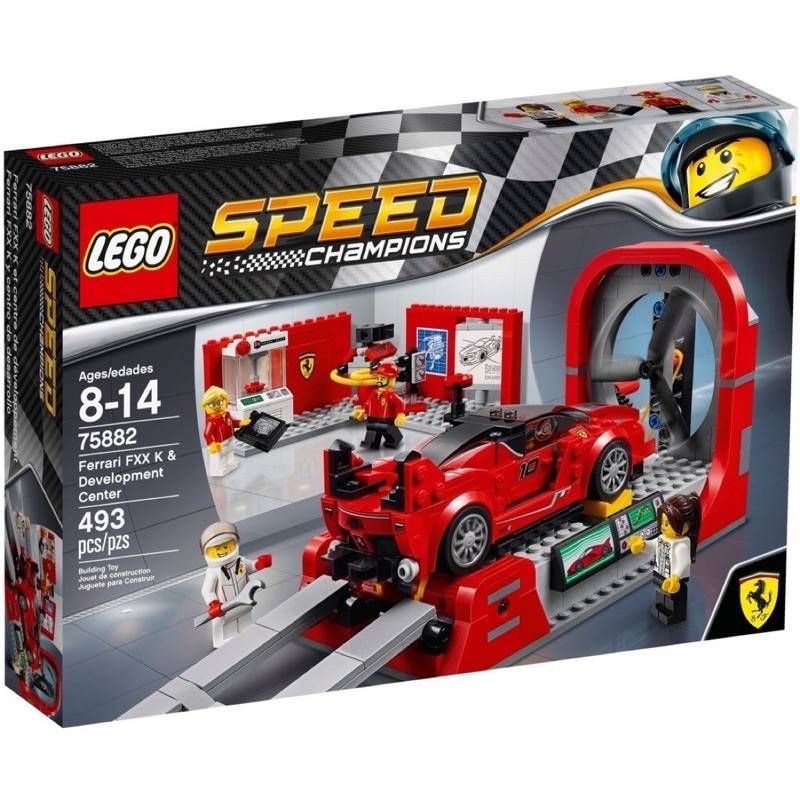 「台中可自取」樂高 LEGO 75882 法拉利 FXX K &amp;發展中心（全新）絕版品