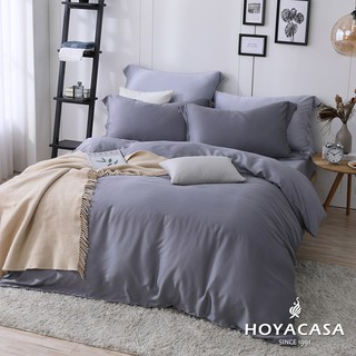 HOYACASA 星辰銀 60支天絲被套床包四件組(單/雙/加/特大)