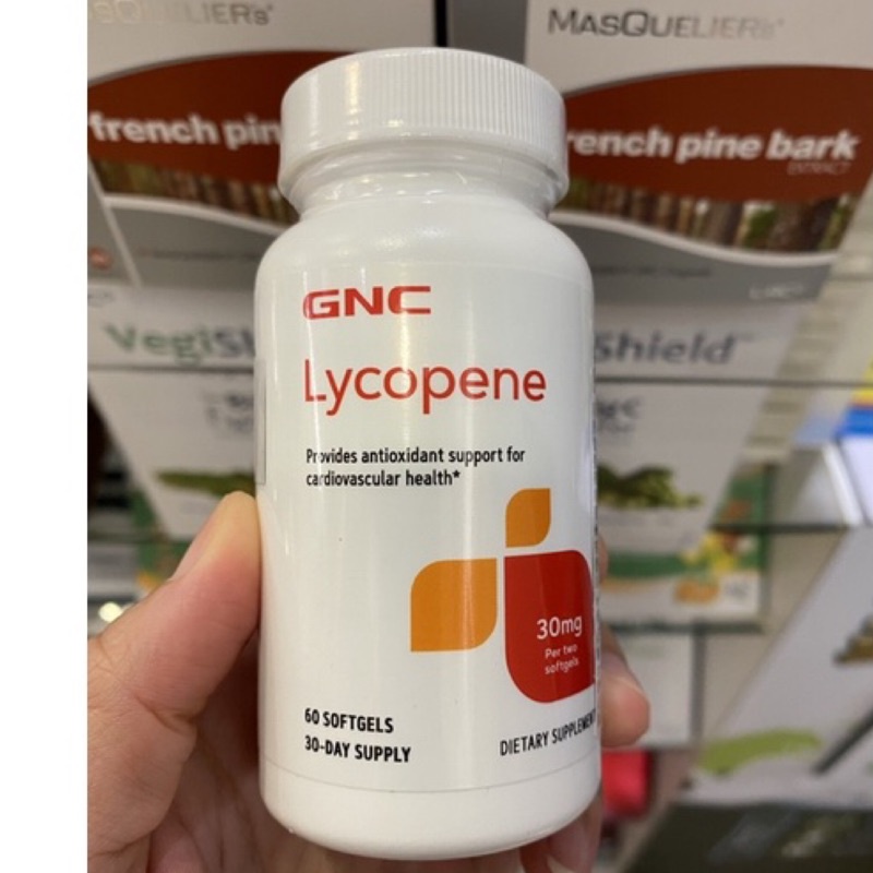 【Star代購】GNC Lycopene 頂級專利蕃茄紅素 茄紅素 紅茄膠囊食品 60顆
