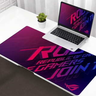 ROG 遊戲滑鼠墊黑色滑鼠墊遊戲辦公大號 90 X 40