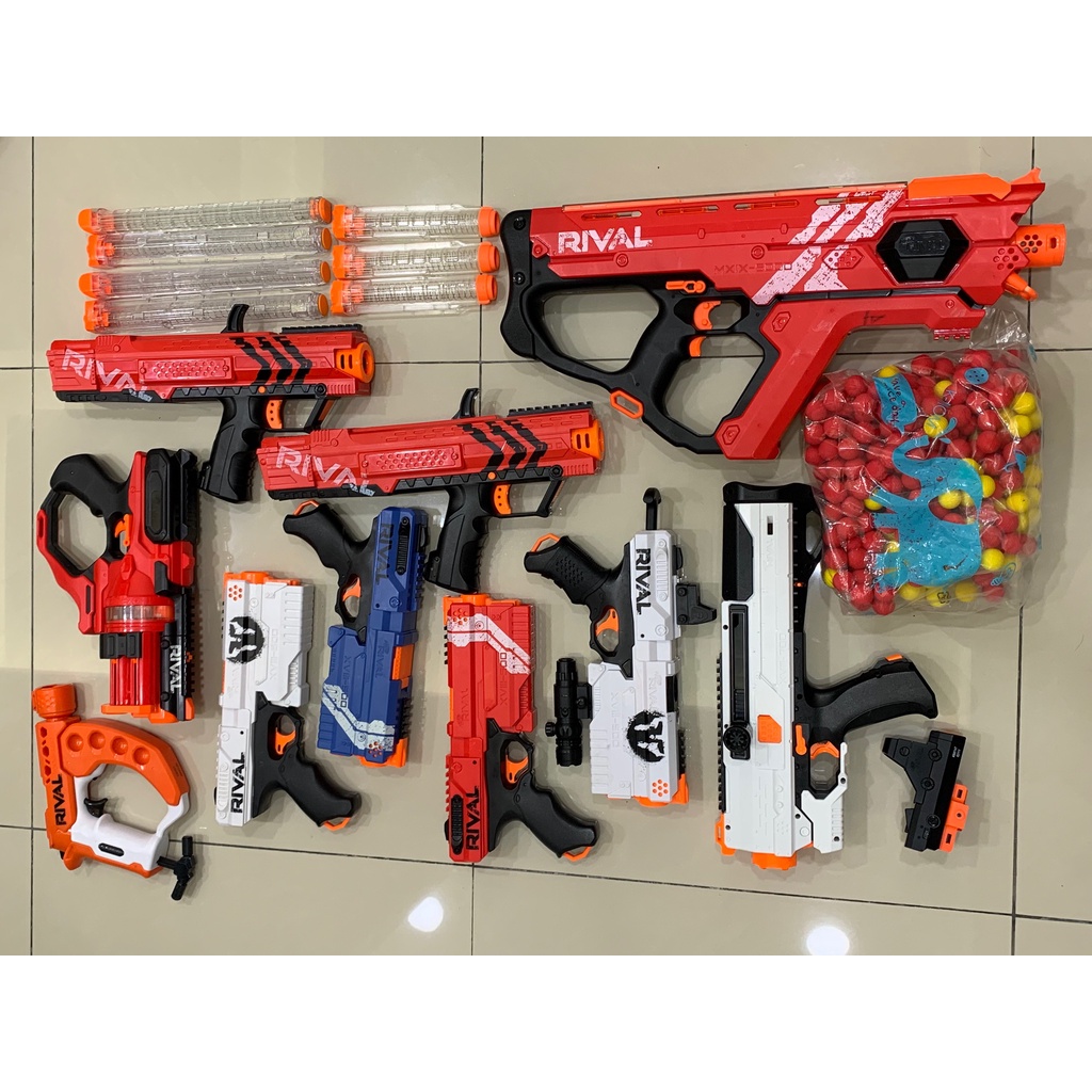 Nerf/Rival 電動/手動/球槍/玩具槍 (生存遊戲) + 遙控玩具 (挖土機/推土機/遙控飄移車/變形橫移車)