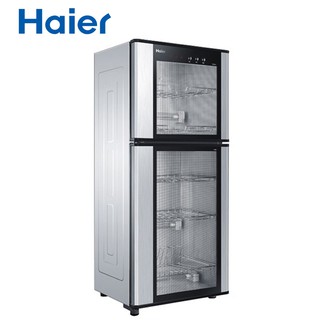 詳文 公司靜態展示機出清 雙室獨立【Haier海爾】ZTD100-A大容量直立式餐具櫃 消毒櫃 餐具消毒高溫殺菌 烘乾機
