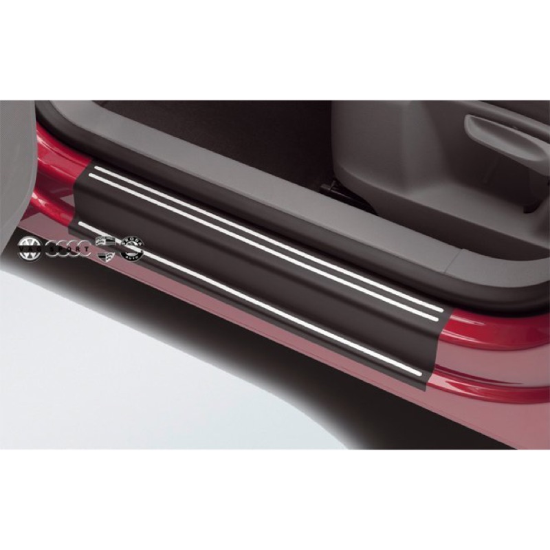 VW 福斯 德國原裝 VOTEX 車門迎賓踏板貼 軟式 防刮 迎賓條 TIGUAN 2.0 1.4 TSI TDI 5