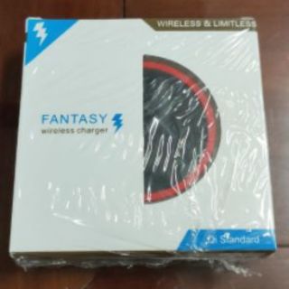 【FANTASY】全新 黑色 Qi 水晶無線充電器 充電板 充電盤