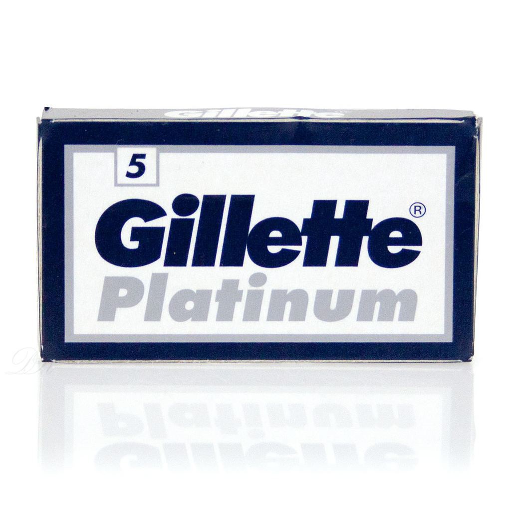 美國 Gillette Platinum 白金雙刃刀片 刮鬍刀片 安全刀片 雙面刀片