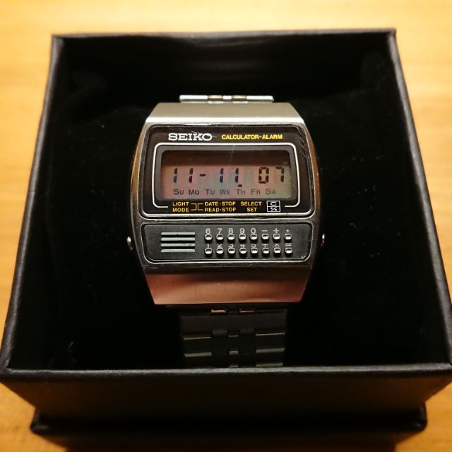 Seiko 復古計算機手錶約35年 蝦皮購物