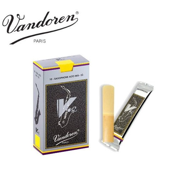 Vandoren竹片 V12銀盒 中音薩克斯風3號半 3.5 竹片（10片/盒）Alto Sax【型號：SR6135】