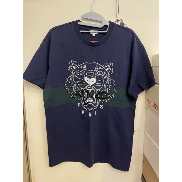 二手美品 KENZO TEE 老虎頭 刺繡 S號