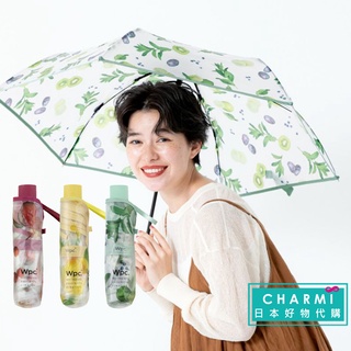 ✧查米✧現貨 日本正版 Wpc 彩色水果 半透明塑膠傘 輕量折傘 摺疊傘 透明雨傘 日系清新風 附防水收納套