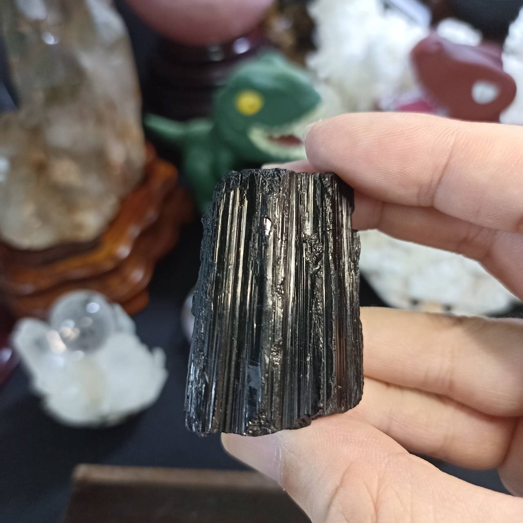 飛水晶-電氣石原礦-柱狀黑碧璽