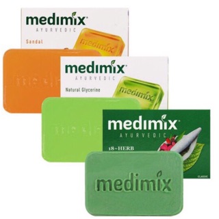 印度MEDIMIX美黛詩~綠寶石皇室藥草浴美肌皂125g-國內版